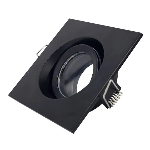 ST LUCE ST255.418.01 Светильник встраиваемый. Черный GU10 1*50W  IP65 L96xW96xH45 220V Без ламп