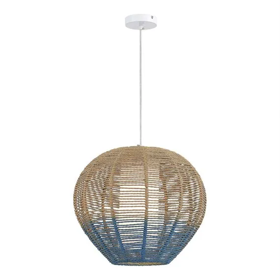 ST LUCE SL1514.513.01 Светильник подвесной ST-Luce Белый/Бежевый,Синий E27 1*40W