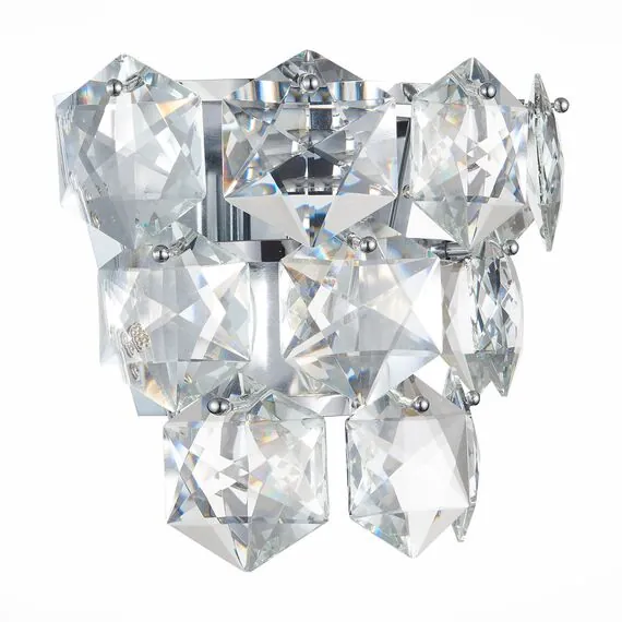 ST LUCE SL1631.101.01 Бра ST-Luce Хром/Прозрачный E14 1*40W, изображение 2