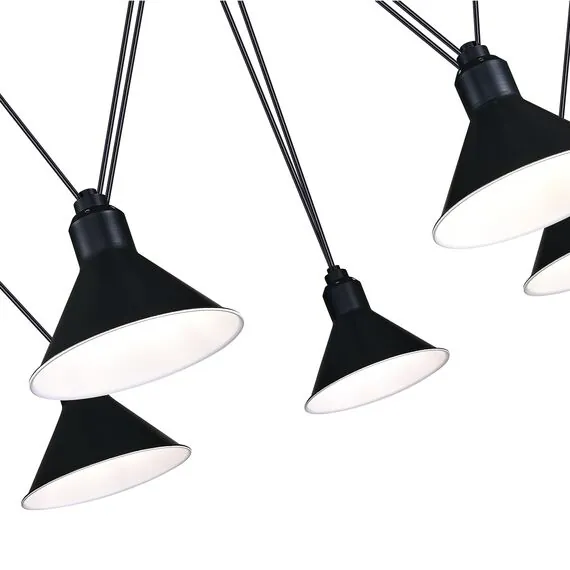 ST LUCE SL1804.403.05 Светильник подвесной ST-Luce Черный/Черный E14 5*60W, изображение 2