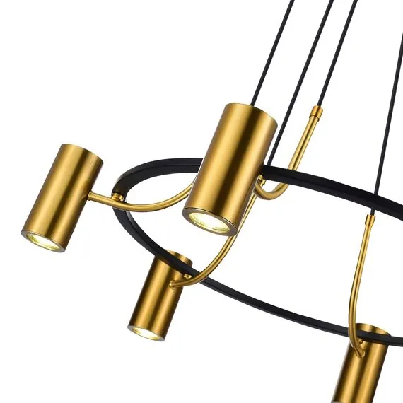 ST LUCE SL1215.403.06 Светильник подвесной ST-Luce Черный, Латунь/Латунь GU10 6*5W 4000K, изображение 2