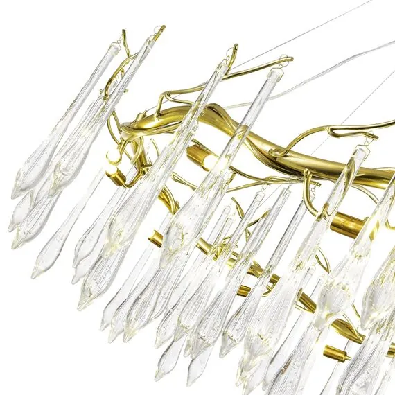 ST LUCE SL1660.203.12 Светильник подвесной ST-Luce Шампань/Шампань, Прозрачный G9 12*5W 4000K, изображение 2