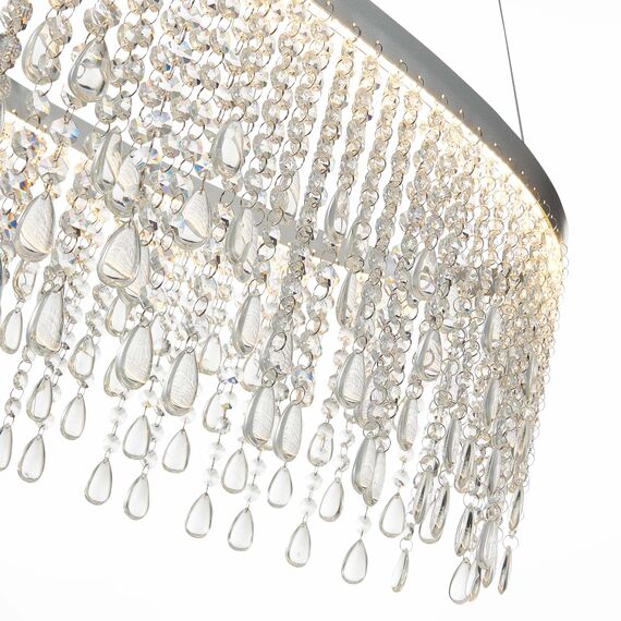 ST LUCE SL6201.103.37 Люстра подвесная ST-Luce Серебристый/Прозрачный LED 1*37W 3000K/4000K/6000K, изображение 5