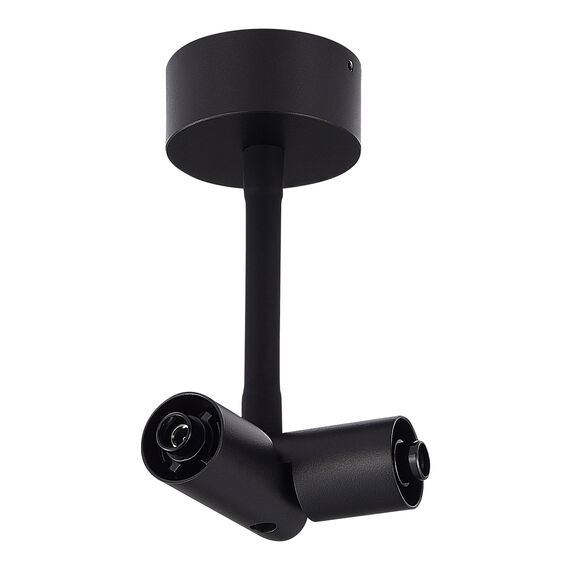 ST LUCE ST1602.449.00 Потолочный токопроводящий угловой соединитель с подводом питания Черный