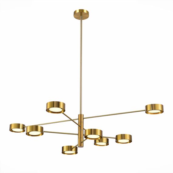 ST LUCE SL6504.302.08 Светильник потолочный ST-Luce Латунь/Латунь LED 8*5W 3000K