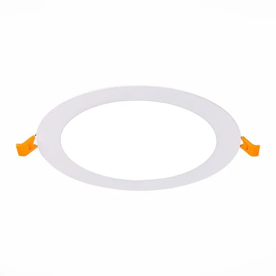 ST LUCE ST209.548.12 Светильник встраиваемый. Белый LED 1*12W 4000K 816Lm Ra80 110° IP20 D170xH8 90-265V
