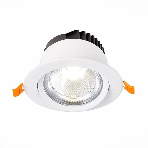 ST LUCE ST211.548.15.36 Светильник встраиваемый. Белый LED 1*15W 4000K 1 125Lm Ra80 36° IP20 D109xH65 220-240V