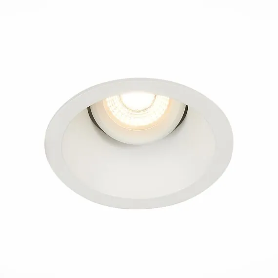 ST LUCE ST207.508.01 Светильник встраиваемый. Белый GU10 1*50W  D103xH52 220V Без ламп, изображение 2