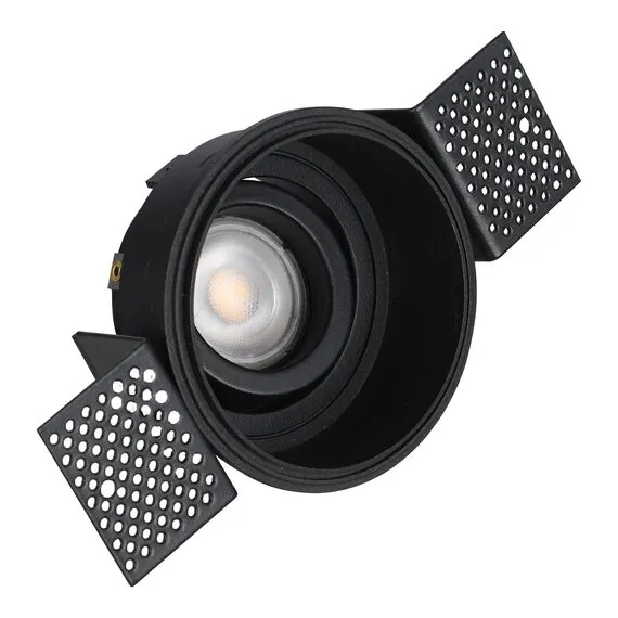 ST LUCE ST262.408.01 Светильник встраиваемый. Черный GU10 1*50W IP20 D91,5xH5,2 220V Без ламп