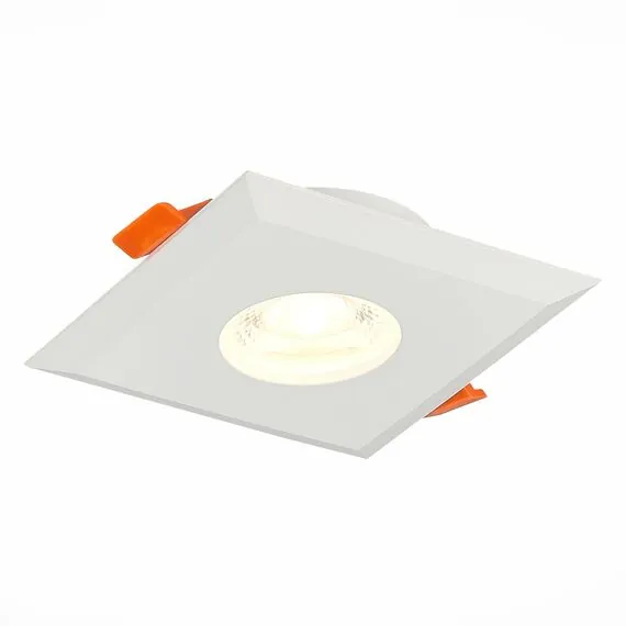 ST LUCE ST204.508.01 Светильник встраиваемый. Белый GU10 1*50W  L94xW94xH25 220V Без ламп, изображение 2