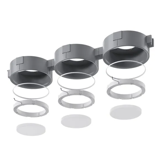 ST LUCE ST760.508.01 Светильник встраиваемый. в натяжной потолок  Белый, Серый GX53 1*12W 120 IP20 L108xW-xH 220V Без ламп, изображение 8