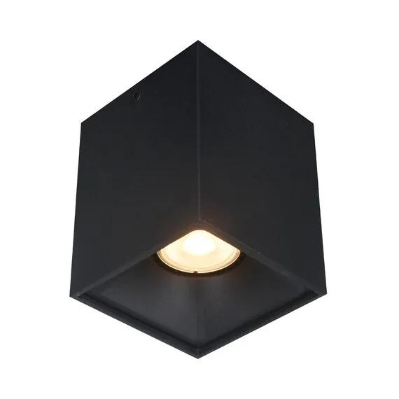 ST LUCE ST168.402.01 Светильник потолочный Черный GU10 1*50W IP20 L82,5xW82,5xH104 220V Без ламп