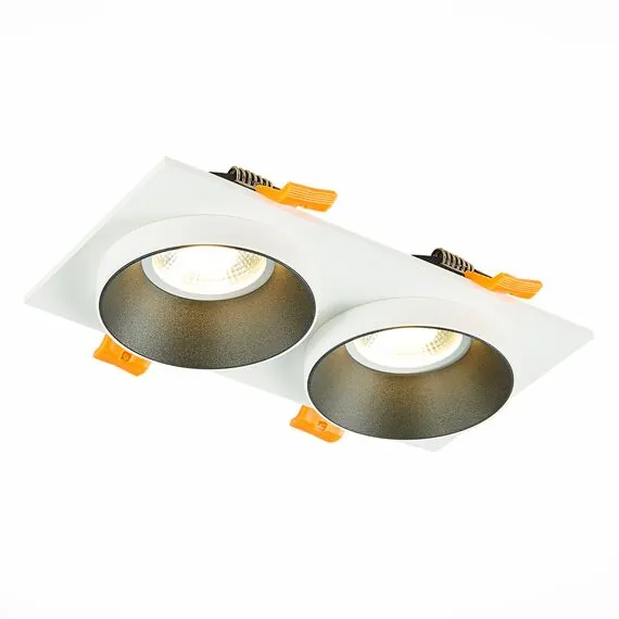 ST LUCE ST206.528.02 Светильник встраиваемый. Белый GU10 2*50W  IP20 L175xW92xH38 220V Без ламп