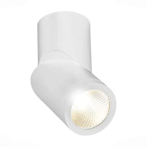 ST LUCE ST650.532.10 Светильник потолочный Белый LED 1*10W 3000K 800Lm Ra>90 38° IP44 D62xH151 165-265V
