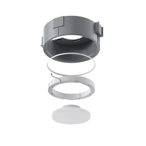 ST LUCE ST760.508.01 Светильник встраиваемый. в натяжной потолок  Белый, Серый GX53 1*12W 120 IP20 L108xW-xH 220V Без ламп, изображение 6