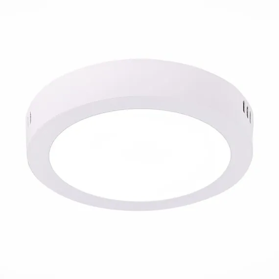 ST LUCE ST112.532.12 Светильник настенно-потолочный Белый LED 1*12W 3000K 715Lm Ra80 120° IP20 D160xH28 90-2