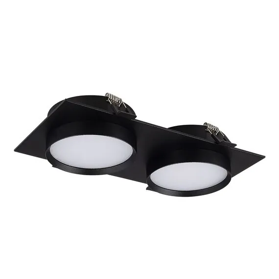 ST LUCE ST258.408.02 Светильник встраиваемый. Черный GX53 2*50W IP20 L220xW109xH43 220V Без ламп