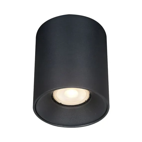 ST LUCE ST167.402.01 Светильник потолочный Черный GU10 1*50W IP20 D80xH95 220V Без ламп