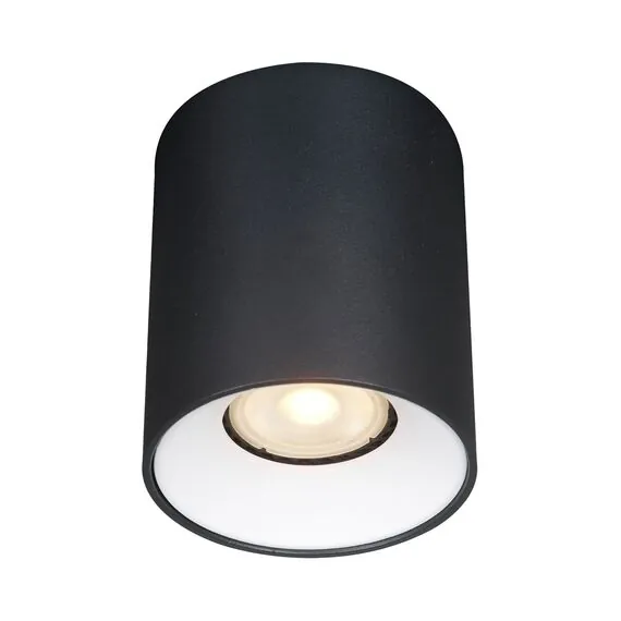 ST LUCE ST167.452.01 Светильник потолочный Черный GU10 1*50W IP20 D80xH95 220V Без ламп