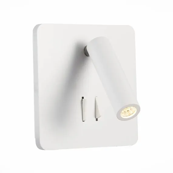 ST LUCE SL1586.531.01 Светильник настенный Белый LED 1*9W 3000K 624Lm Ra>80  IP20 L-xW140xH140 170-240V, изображение 2