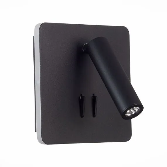 ST LUCE SL1586.431.01 Светильник настенный Черный LED 1*9W 3000K 624Lm Ra>80  IP20 L-xW140xH140 170-240V, изображение 6