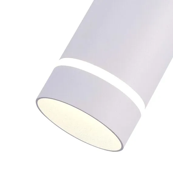 ST LUCE ST115.533.12 Светильник подвесной Белый LED 1*12W 3000K 936Lm Ra>90 120° IP20 D80xH300 165-265V, изображение 3