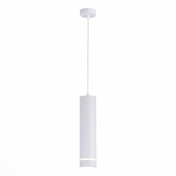 ST LUCE ST115.533.12 Светильник подвесной Белый LED 1*12W 3000K 936Lm Ra>90 120° IP20 D80xH300 165-265V, изображение 2