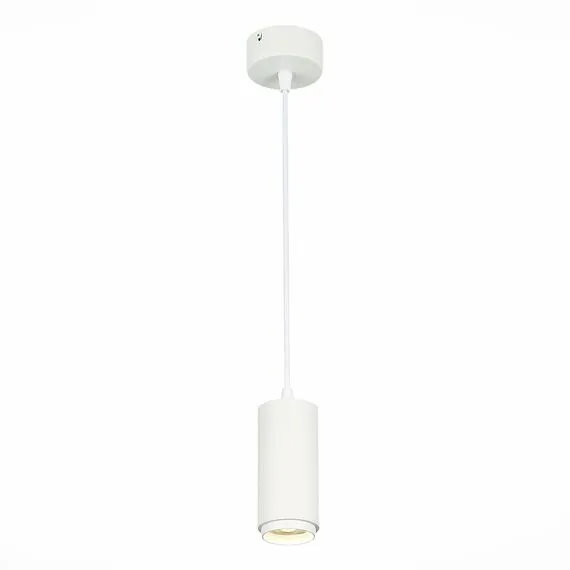 ST LUCE ST600.543.10 Светильник подвесной Zoom Белый LED 1*10W 4000K 1 000Lm Ra>80 15-60° IP20 D59xH130 170-