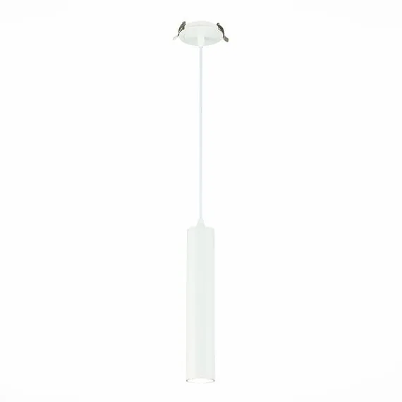 ST LUCE ST151.508.01 Встраиваемый подвесной светильник Белый GU10 1*50W  IP20 D54xH290 220V Без ламп, изображение 2