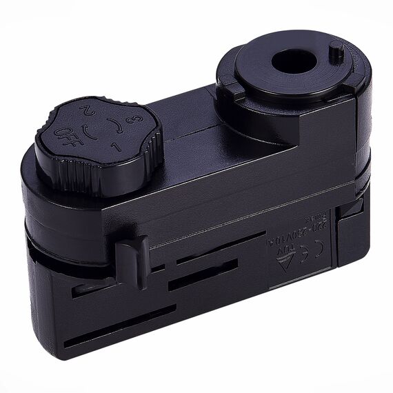 ST LUCE ST030.409.20 Адаптер питания для трехфазного шинопровода Черный