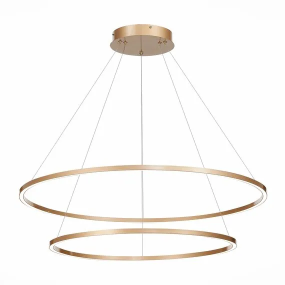 ST LUCE ST605.243.91 Светильник подвесной ST-Luce Золотистый/Белый LED 1*91W 4000K