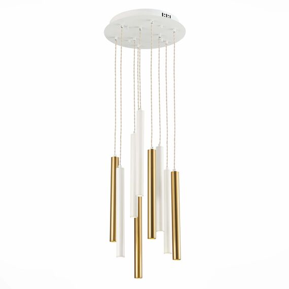 ST LUCE ST153.543.27 Светильник подвесной Белый LED 1*27W 4000K 2 295Lm Ra  IP20 D350xH1 500 180-240V