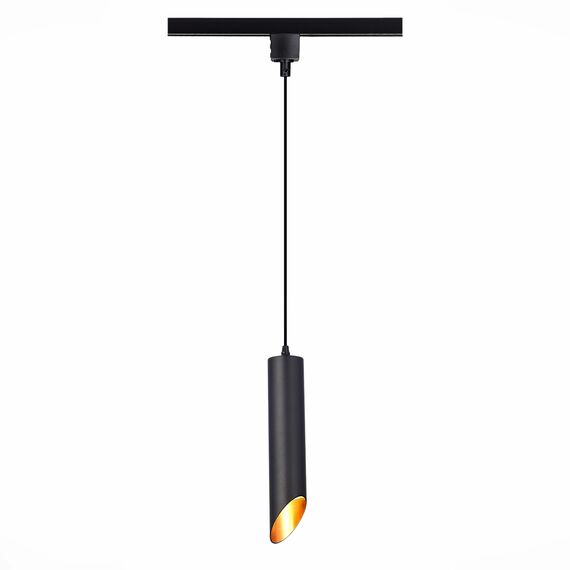 ST LUCE ST152.406.01 Светильник трековый Черный GU10 1*50W IP20 D60xH300 220V Без ламп, изображение 2