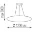 Donolux S111094RNW1W1200 Подвесной светодиодный светильник, 96Вт, изображение 4