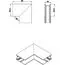 Donolux Inner corner CW Внутренний угол-соединитель для подвесного/накладного/встраиваемого шинопровода, изображение 3