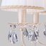 Eurosvet 00000068946 3637/7 Подвесной светильник белый с золотом/прозрачный хрусталь Strotskis, изображение 3