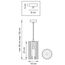 Lightstar 795322 Подвес CRISTALLO 1х40W G9 ЗОЛОТО, изображение 2