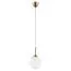 Lightstar 813022 Подвес GLOBO 1х40W E14 gold/white