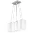 Lightstar 802130 Подвес NUBI 3х40W E27 ХРОМ/БЕЛЫЙ