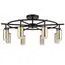 Lightstar LR7184080 Люстра RULLO 8х50W GU10 ЧЕРНЫЙ/ЗОЛОТО (571718+214440-8+202430-8)