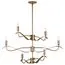 Lightstar 733263 Люстра RAGNO 6х40W E14 ЗОЛОТО
