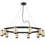 Lightstar LR02040037 Люстра RULLO 10х50W GU10 ЧЕРНЫЙ/ЗОЛОТО (571020+214440-10+203437-10)