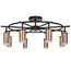 Lightstar LR7183080 Люстра RULLO 8х50W GU10 ЧЕРНЫЙ/МЕДЬ (571718+214430-8+202430-8)