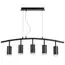 Lightstar LR7353750 Люстра RULLO 5х50W GU10 ЧЕРНЫЙ (571735+214437-5+202430-5)