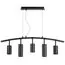 Lightstar LR735373872 Люстра RULLO 5х50W GU10 ЧЕРНЫЙ (571735+214437-3+214487-2)