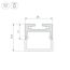 Arlight 027993 Профиль с экраном SL-LINE-2011M-2500 BLACK+OPAL SQUARE (Arlight, Алюминий) - ! УПАКОВКА СОСТОИТ ИЗ - 1 компл, изображение 3