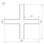 Arlight 030118 Крестовина SL-LINE-5035 (Arlight, Металл) - ! УПАКОВКА СОСТОИТ ИЗ - 1 шт, изображение 4