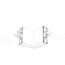 Arlight 021288 Угол S2-WALL-X2-H128-L90N внутренний (Arlight, Металл) - ! УПАКОВКА СОСТОИТ ИЗ - 2 шт, изображение 3