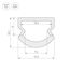Arlight 023303 Профиль WPH-LINE-1210R-2000 OPAL (Arlight, Пластик) - ! УПАКОВКА СОСТОИТ ИЗ - 2 м/п, изображение 4