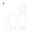 Arlight 046195 Светильник LGD-EVO-WALL-TWIN-S100x100-2x12W Warm3000 (GR, 44 deg, 230V) (Arlight, IP54 Металл, 3 года) - ! УПАКОВКА СОСТОИТ ИЗ - 1 шт, изображение 10